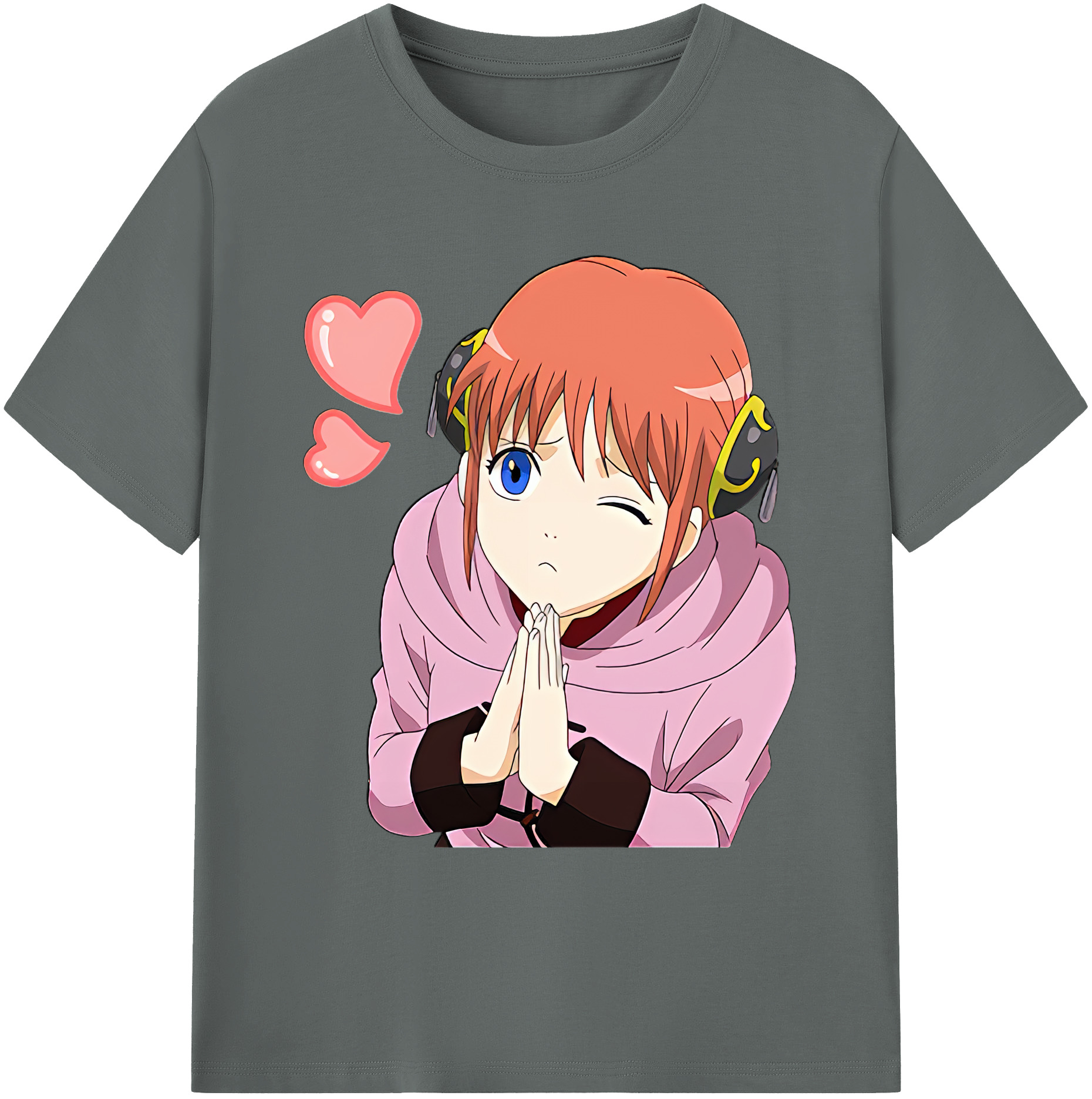 （画像用） ぎんたま 坂田銀時（さかたぎんとき） 神楽 志村新八（しむら しんぱち） GINTAMA Sakata Gintoki Kagura Shimura Shinpachi 綿100％ メンズ半袖Tシャツ｜肌触りやわらか＆通気性